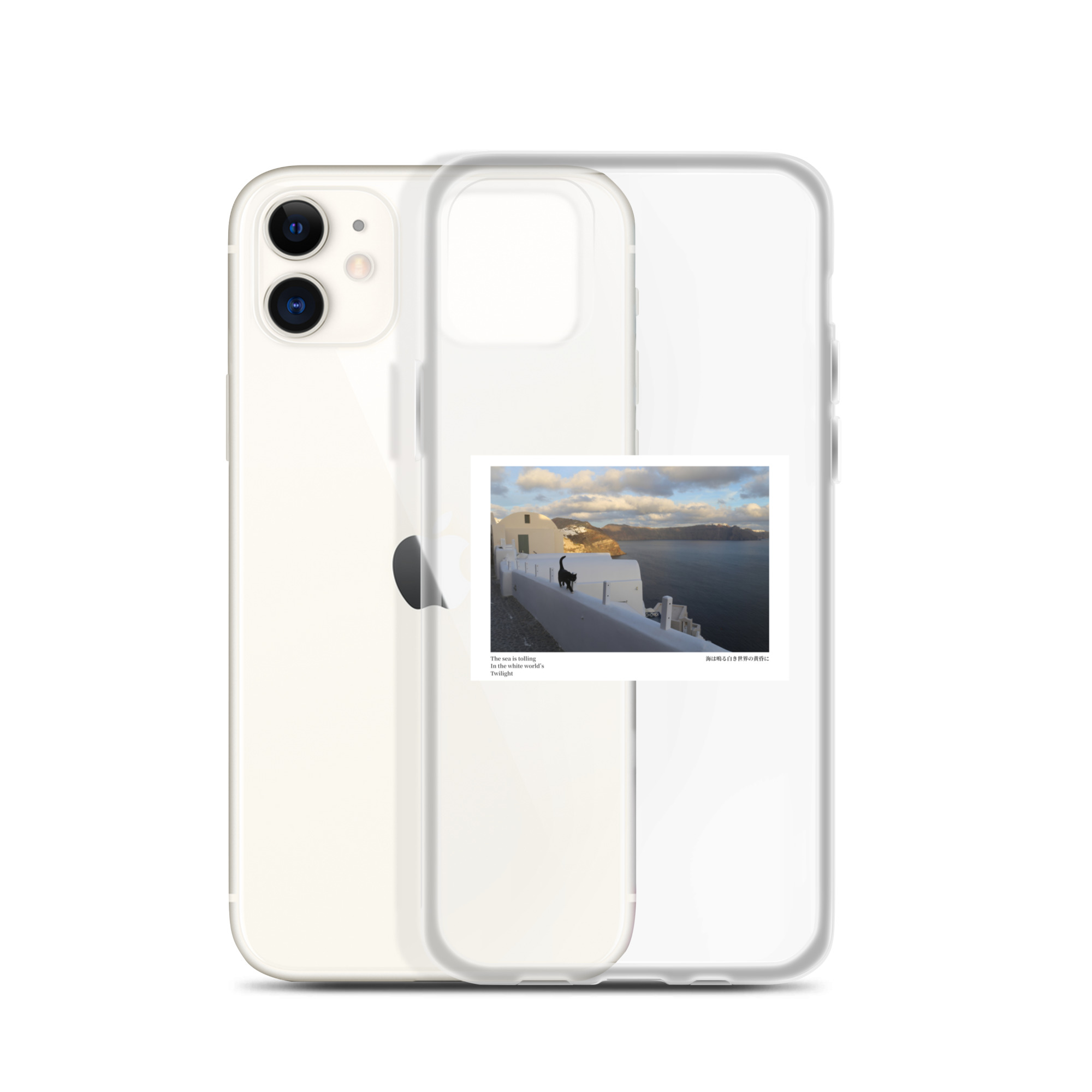 Clear Case for iPhone®: White World - Image 5