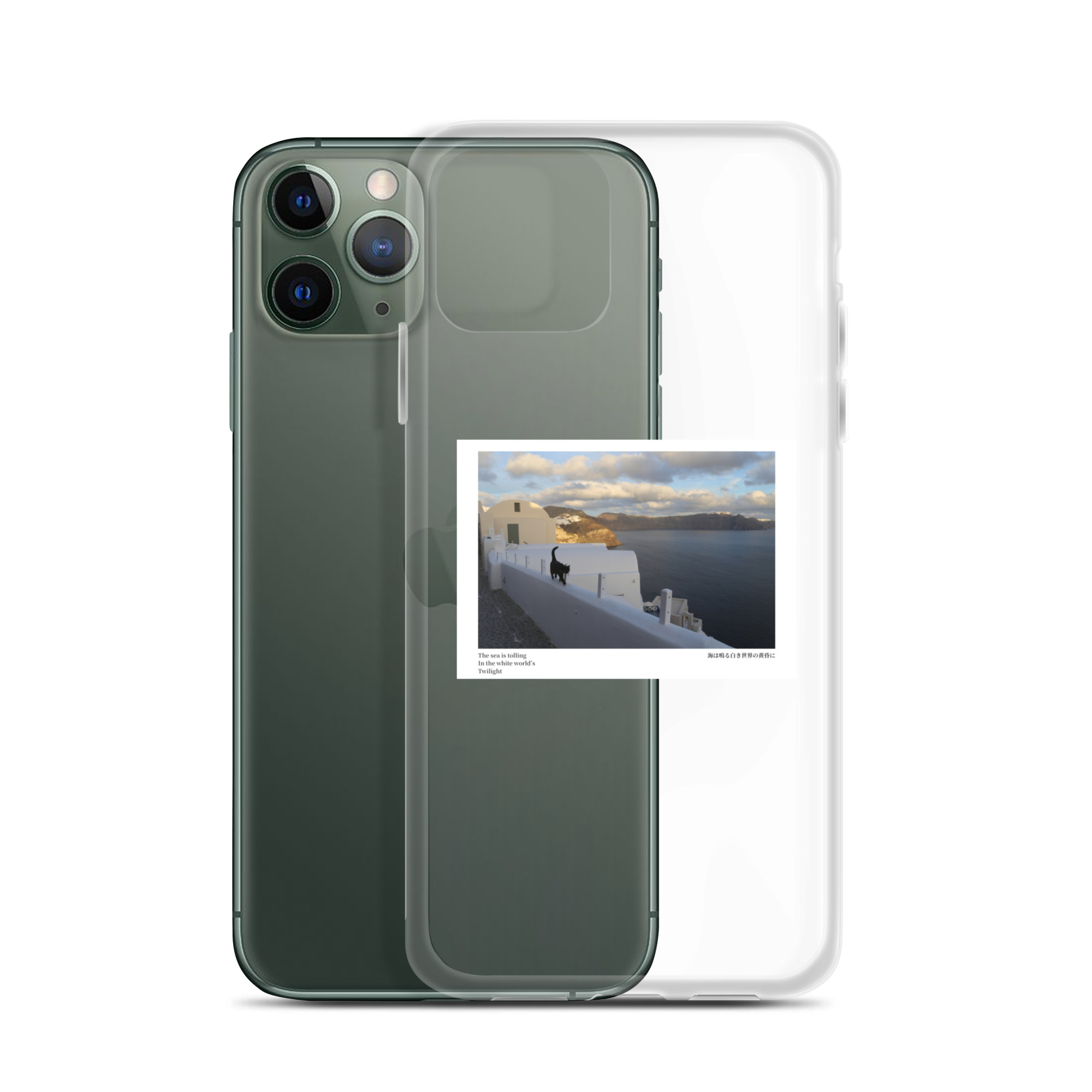 Clear Case for iPhone®: White World - Image 3