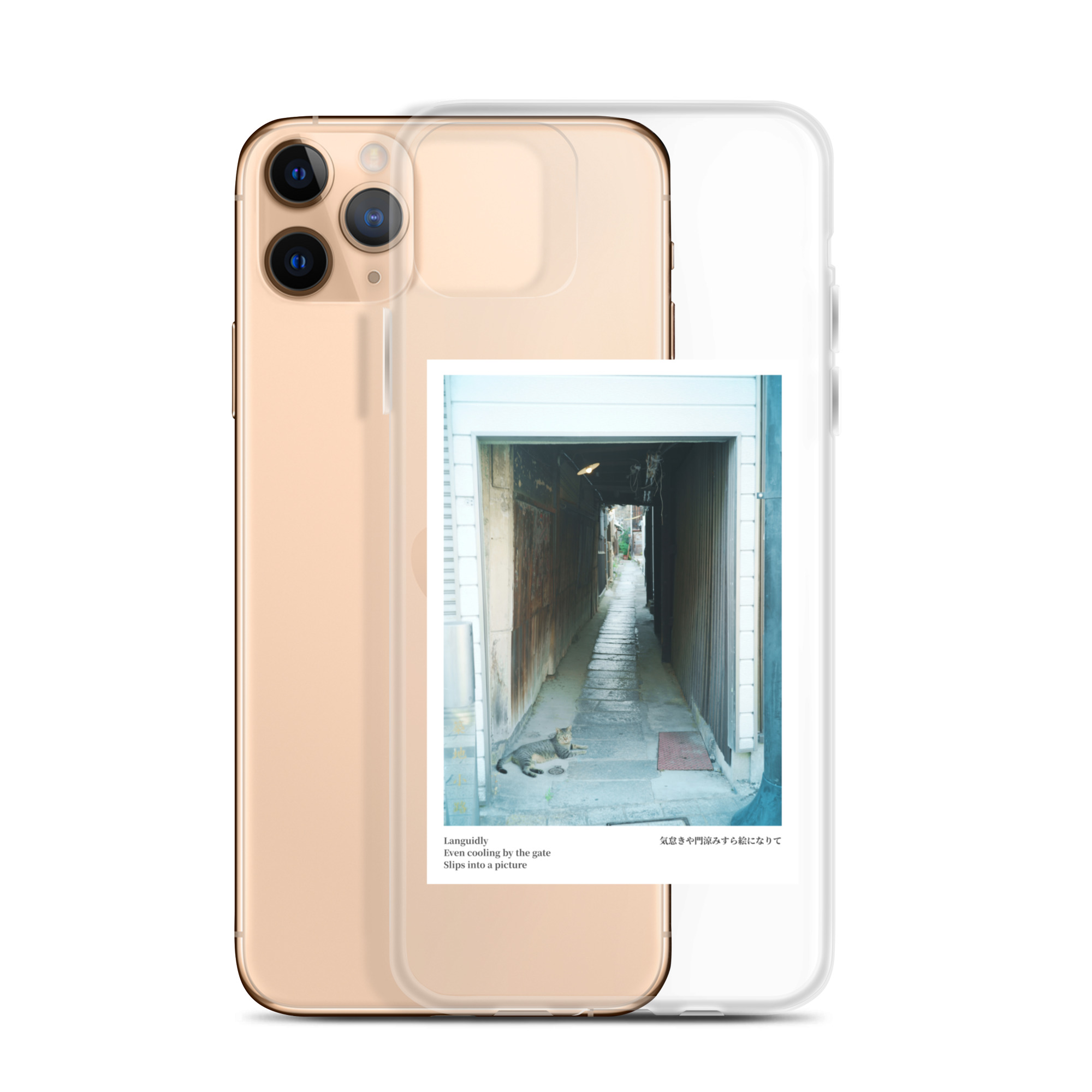 Clear Case for iPhone®: Languidly Cat