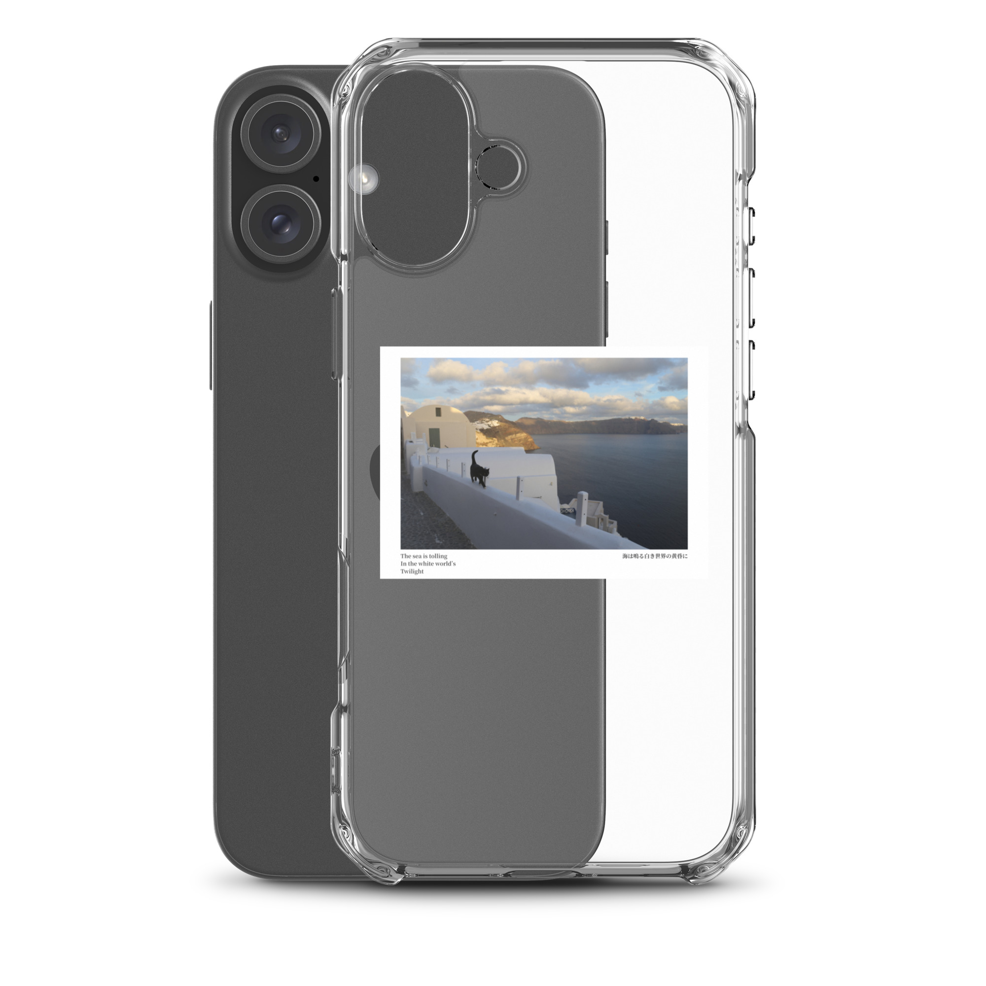 Clear Case for iPhone®: White World - Image 40