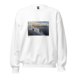 Unisex Sweatshirt: White World