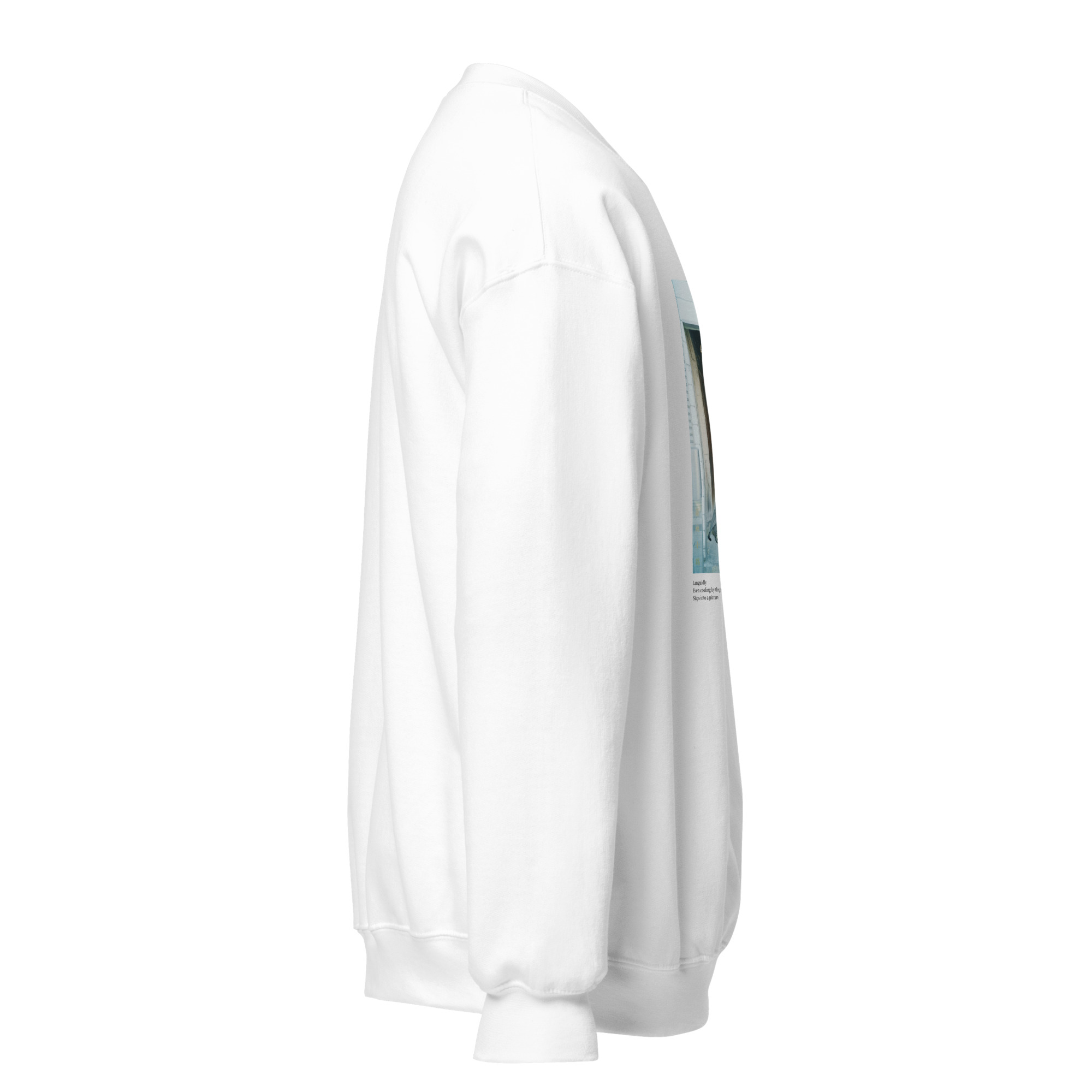 Unisex Sweatshirt: Languidly Cat - Image 7