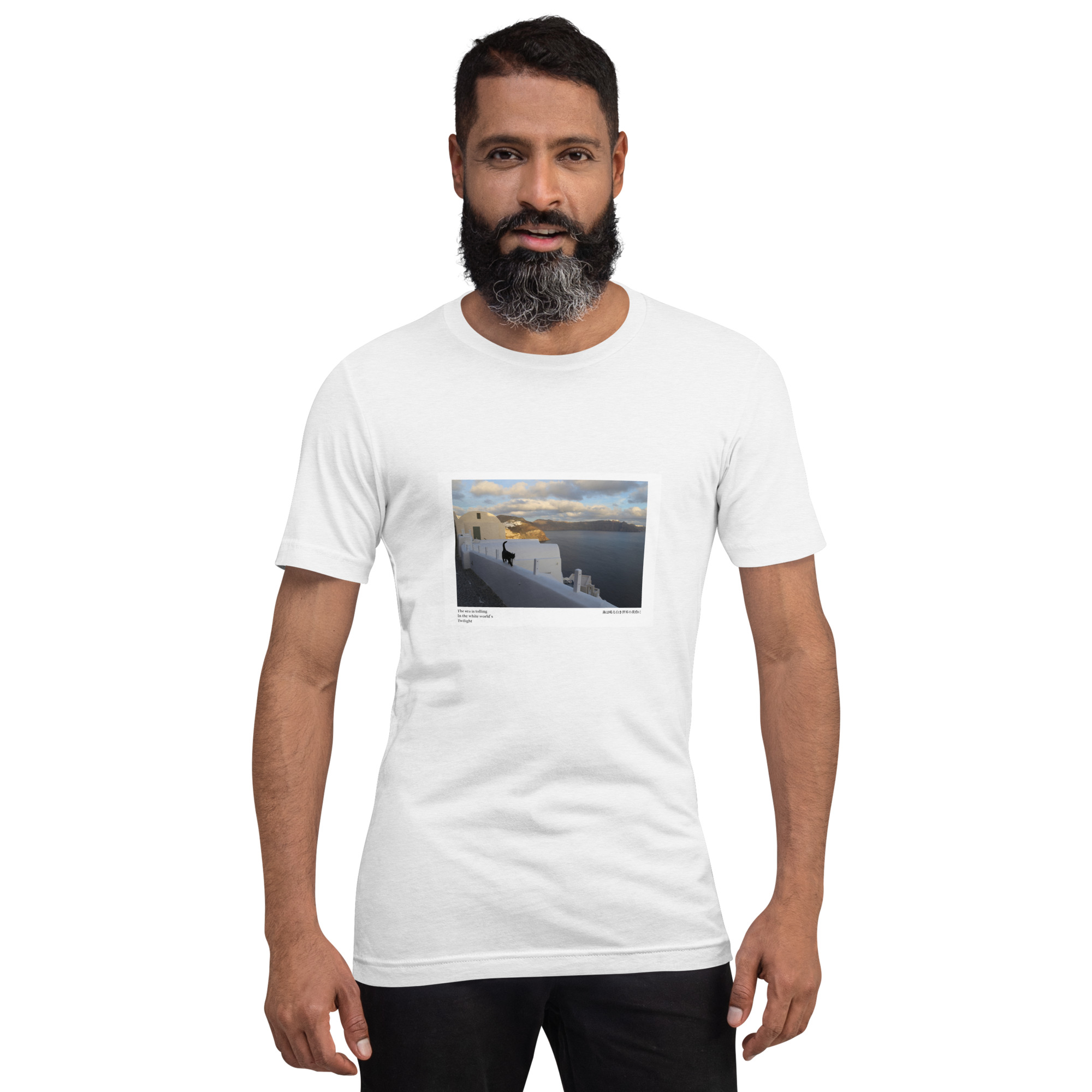 Unisex t-shirt: White World - Image 12