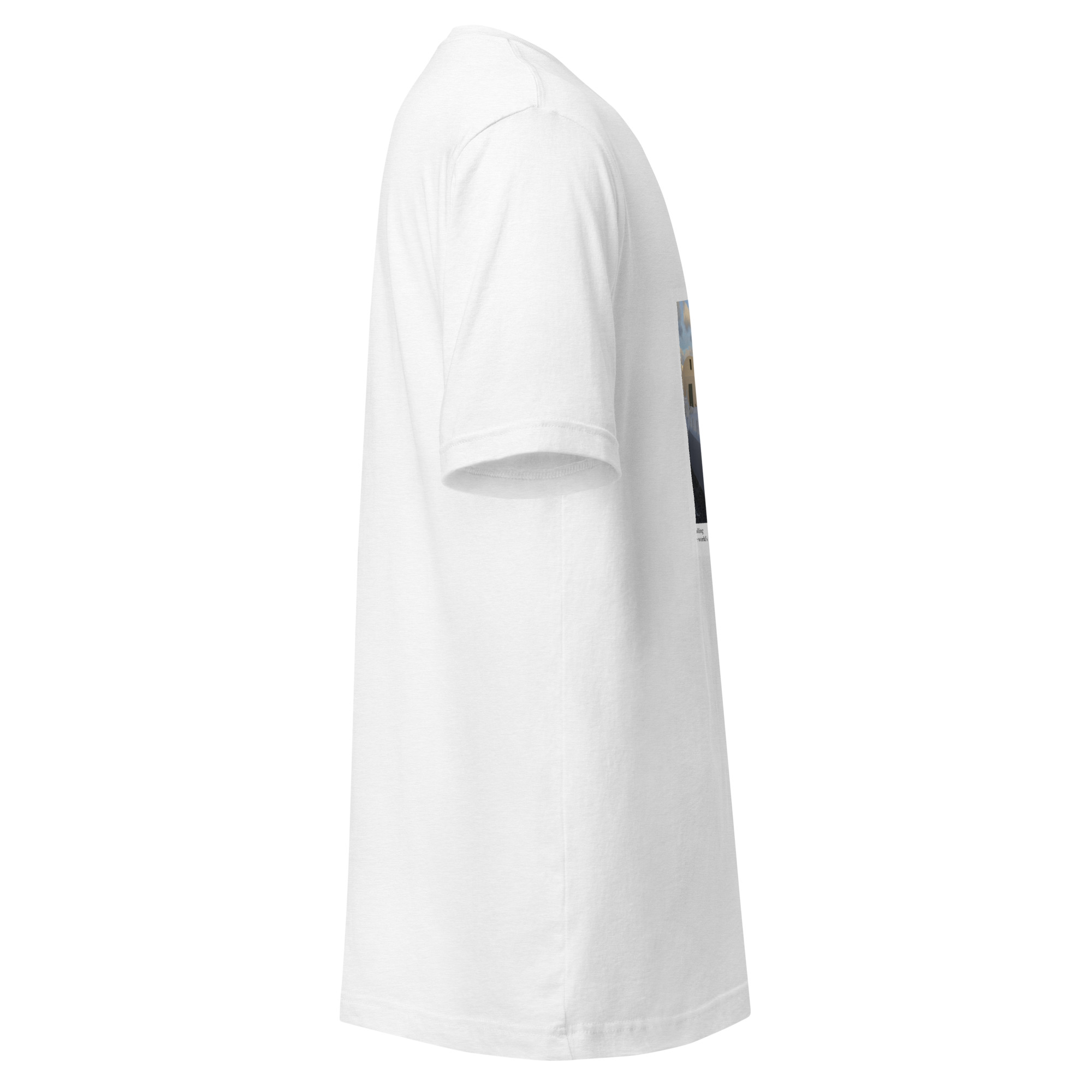 Unisex t-shirt: White World - Image 9
