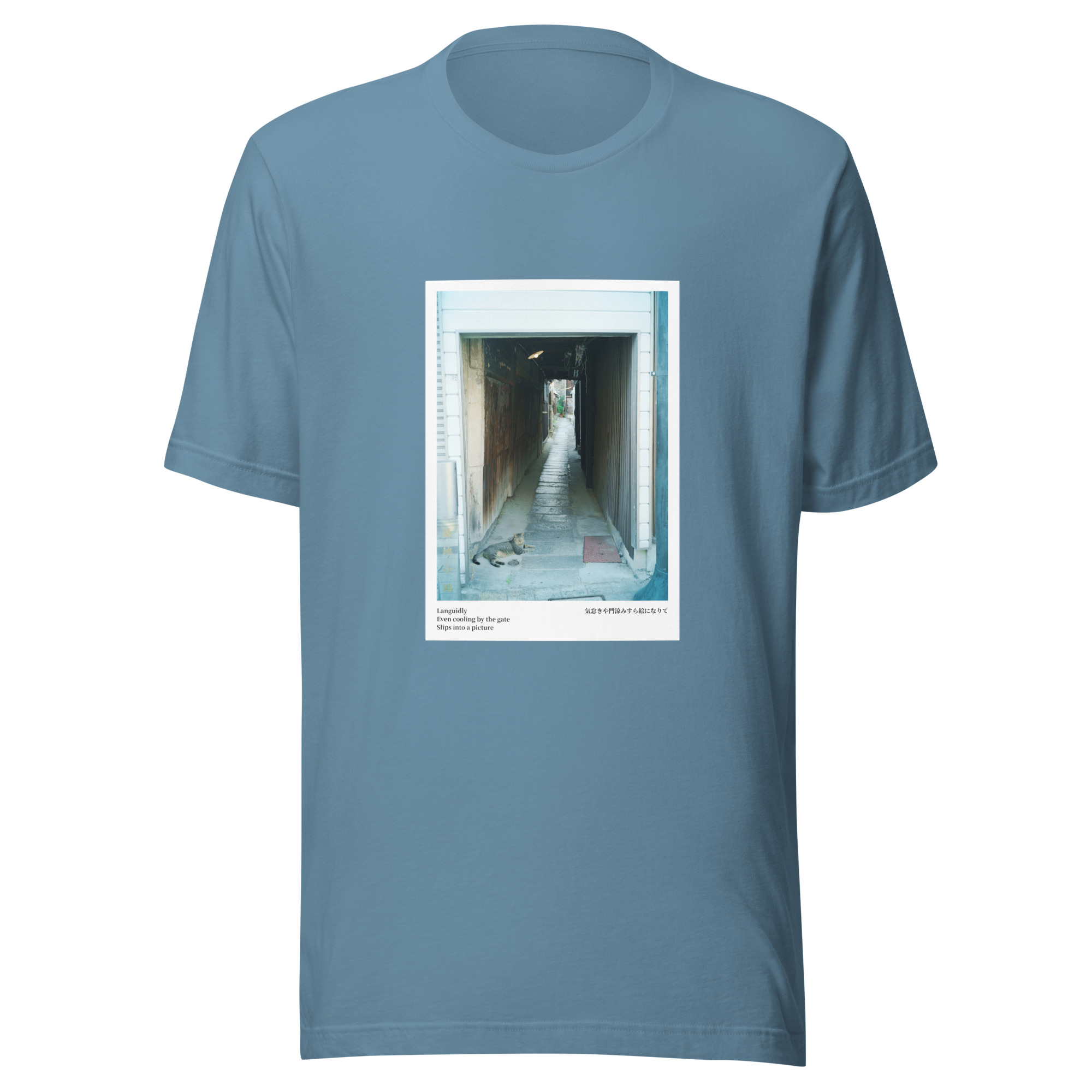 Unisex t-shirt: Languidly Cat - Image 3