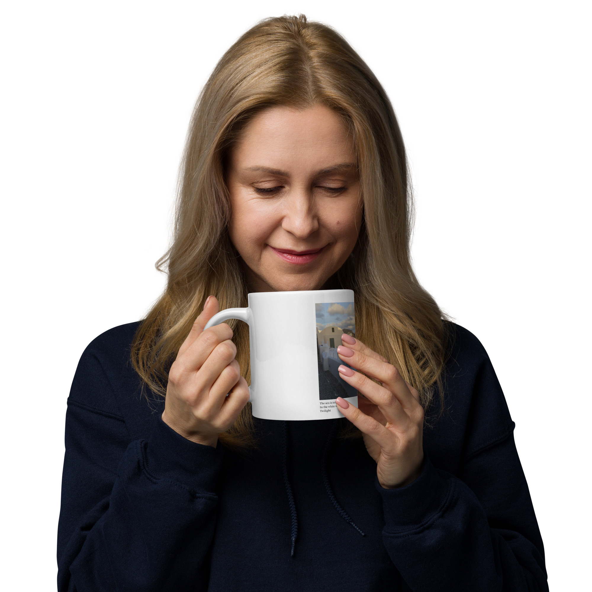 White glossy mug: White World - Image 12